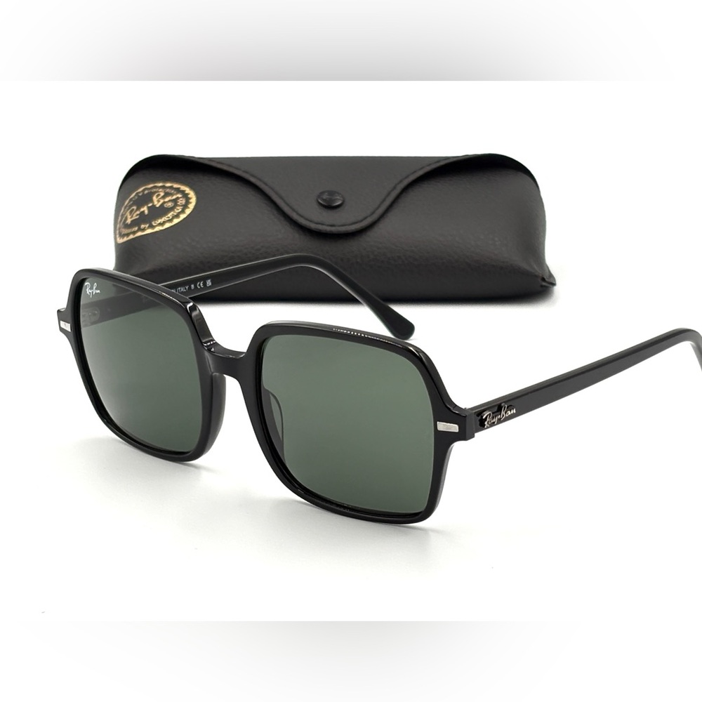 Ray-Ban Black Square Sunglasses with Dark Lenses - Picture 4 of 14